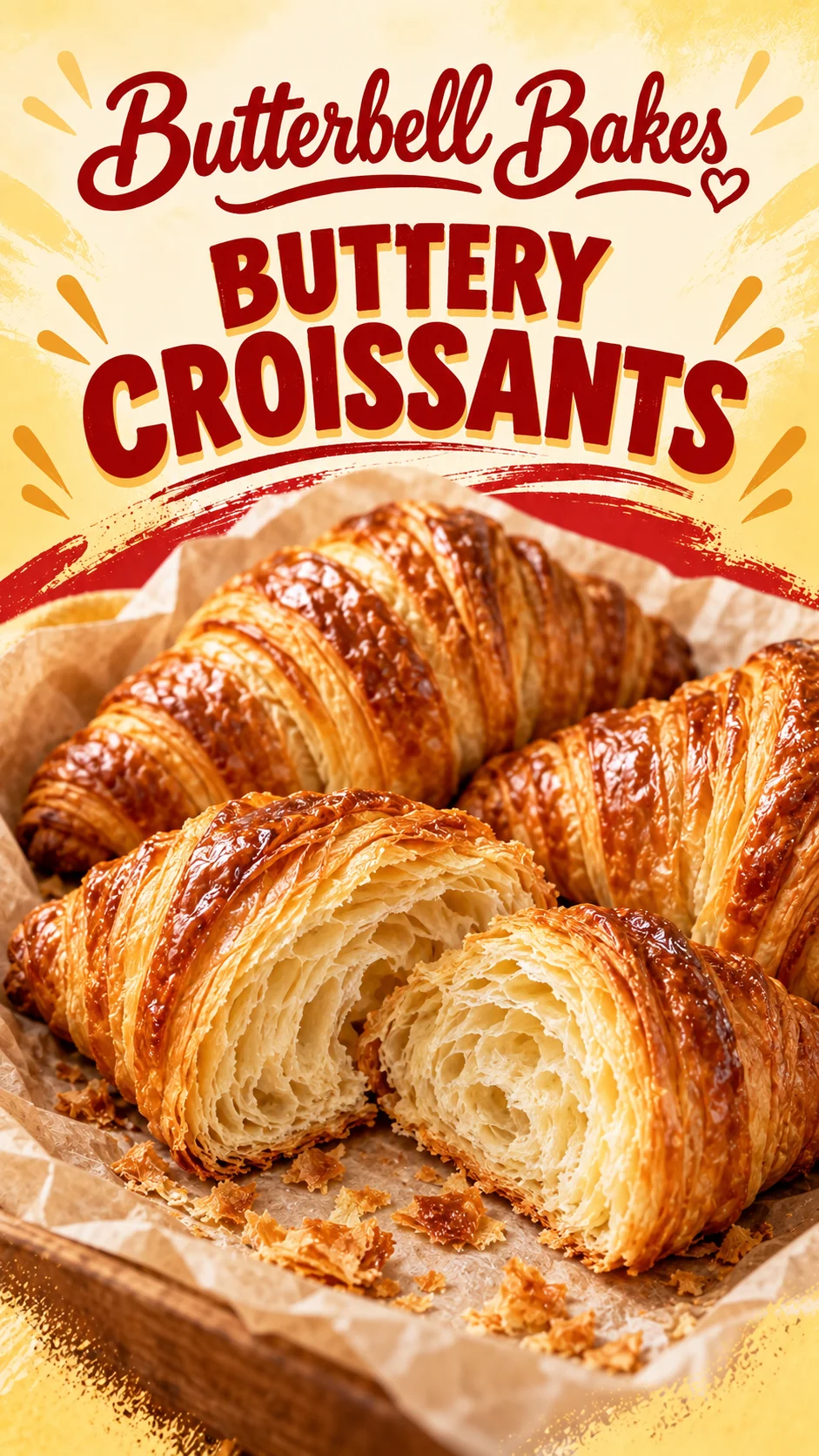 Buttery croissants from Butterbell Bakes