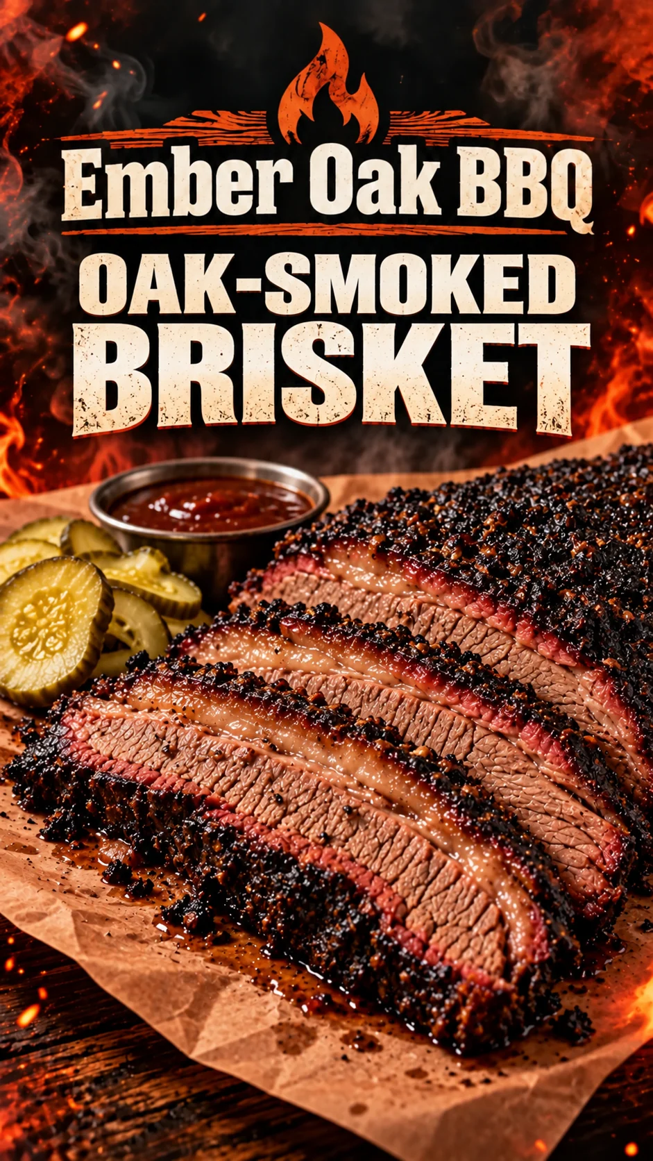 Oak-smoked brisket from Ember Oak BBQ